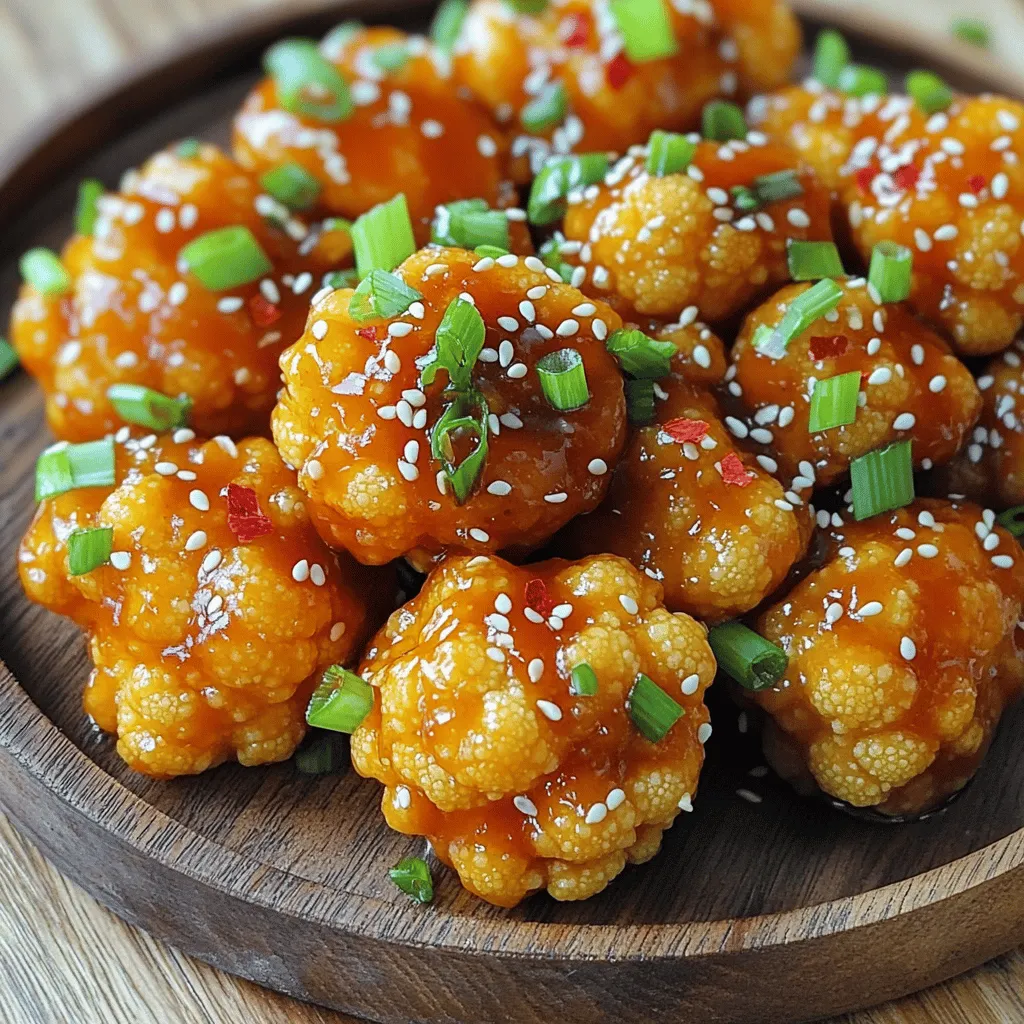 General Tso’s Cauliflower Bites Simple and Satisfying