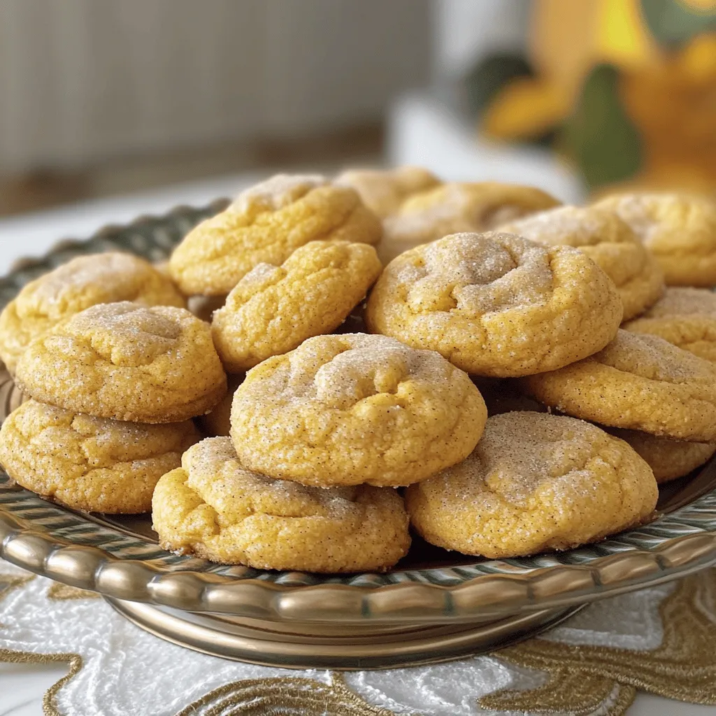 Soft Pumpkin Snickerdoodles Irresistible Cookie Treat