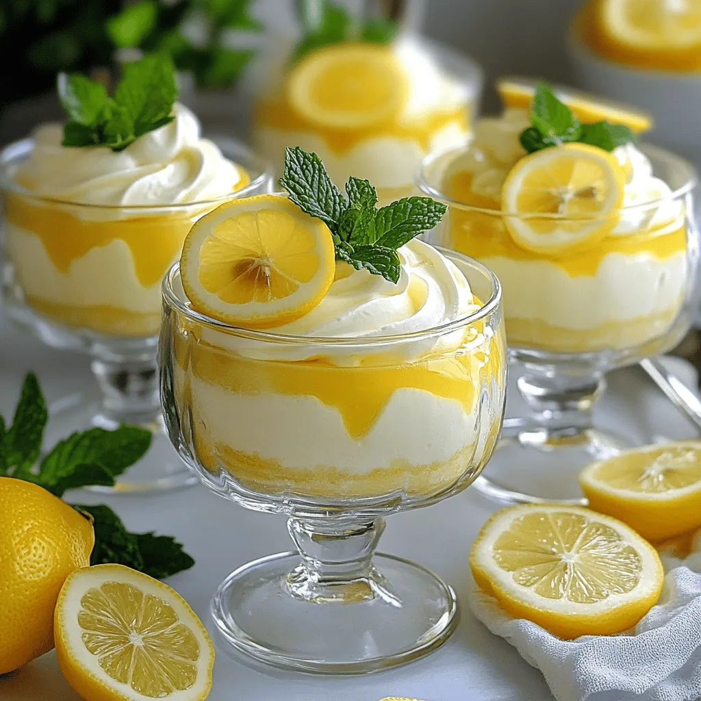 Lemon Cheesecake Mousse Creamy and Light Dessert Delight
