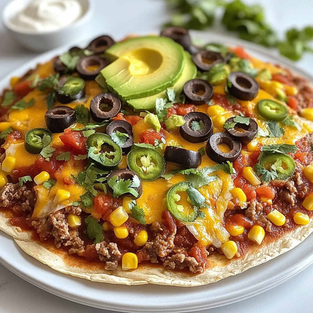 Homemade Mexican Pizza Flavorful and Easy Recipe
