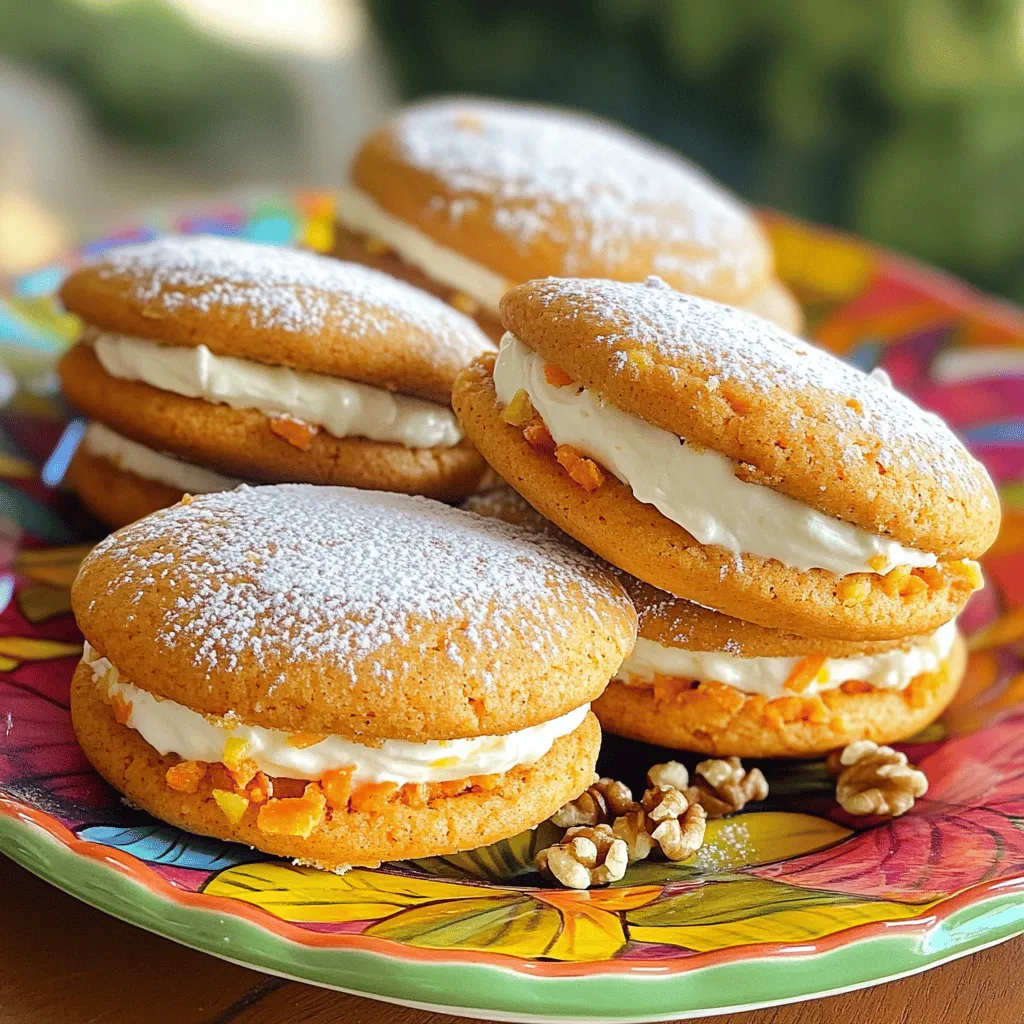 Carrot Cake Whoopie Pies Delicious and Easy Recipe