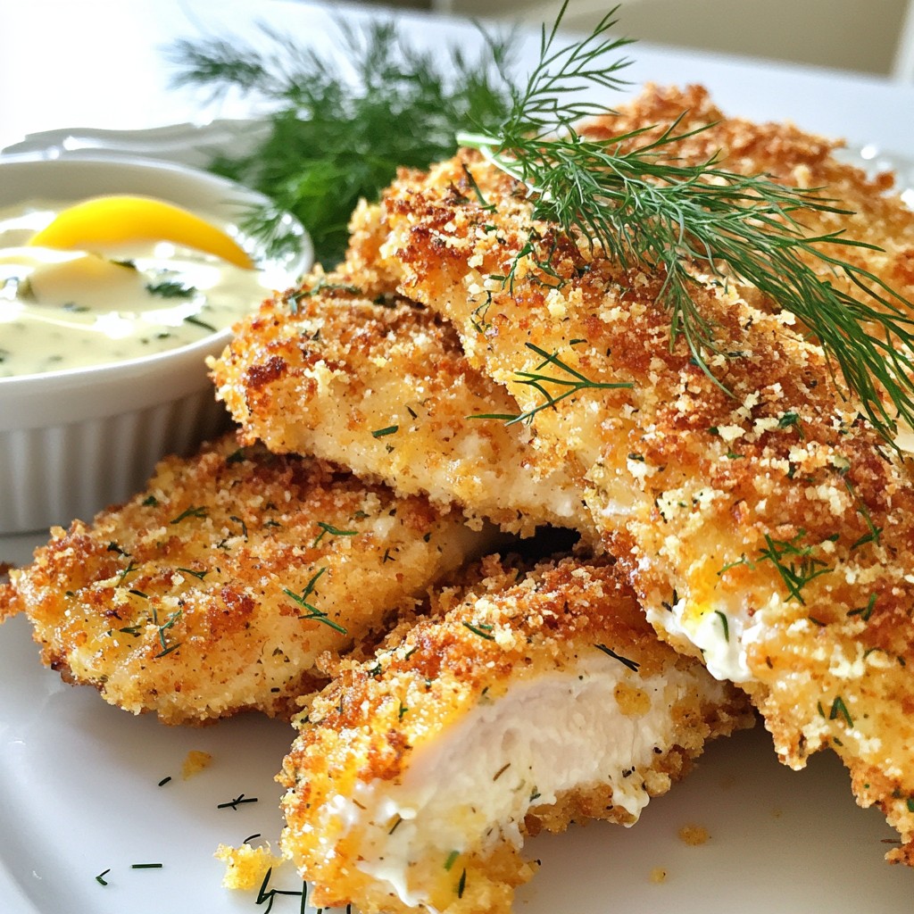 Crispy Dill Pickle Parmesan Chicken Delightful Recipe