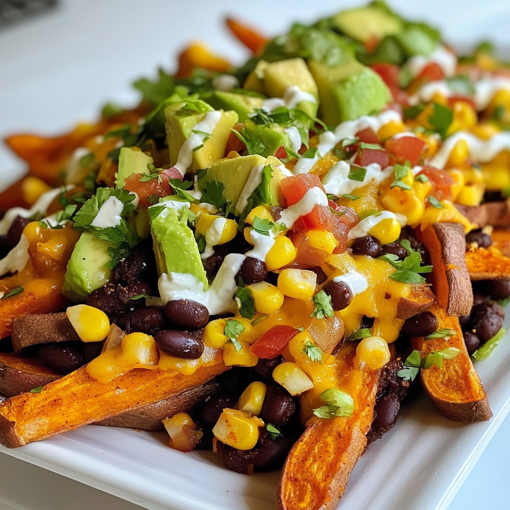 Loaded Sweet Potato Fries Crisp and Flavorful Delight
