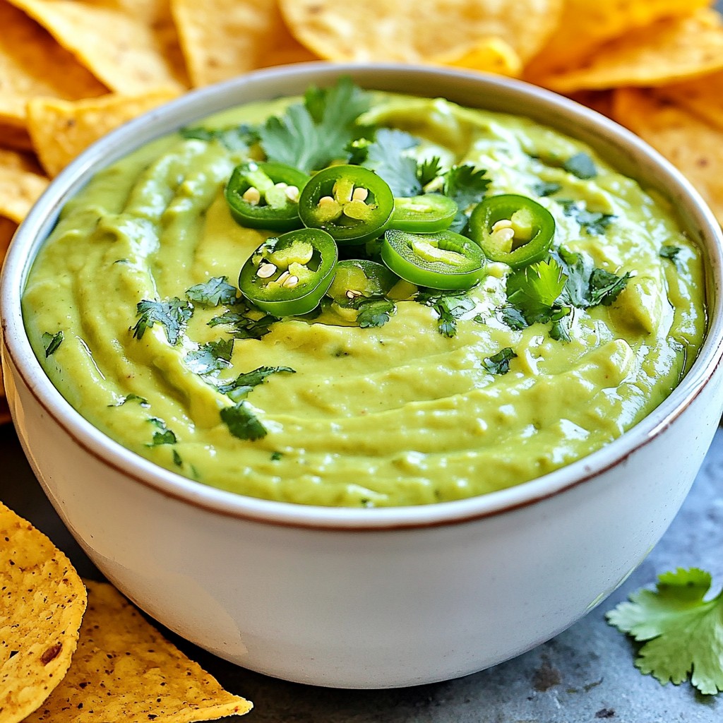 Creamy Mexican Avocado Dip with Jalapeños Delight