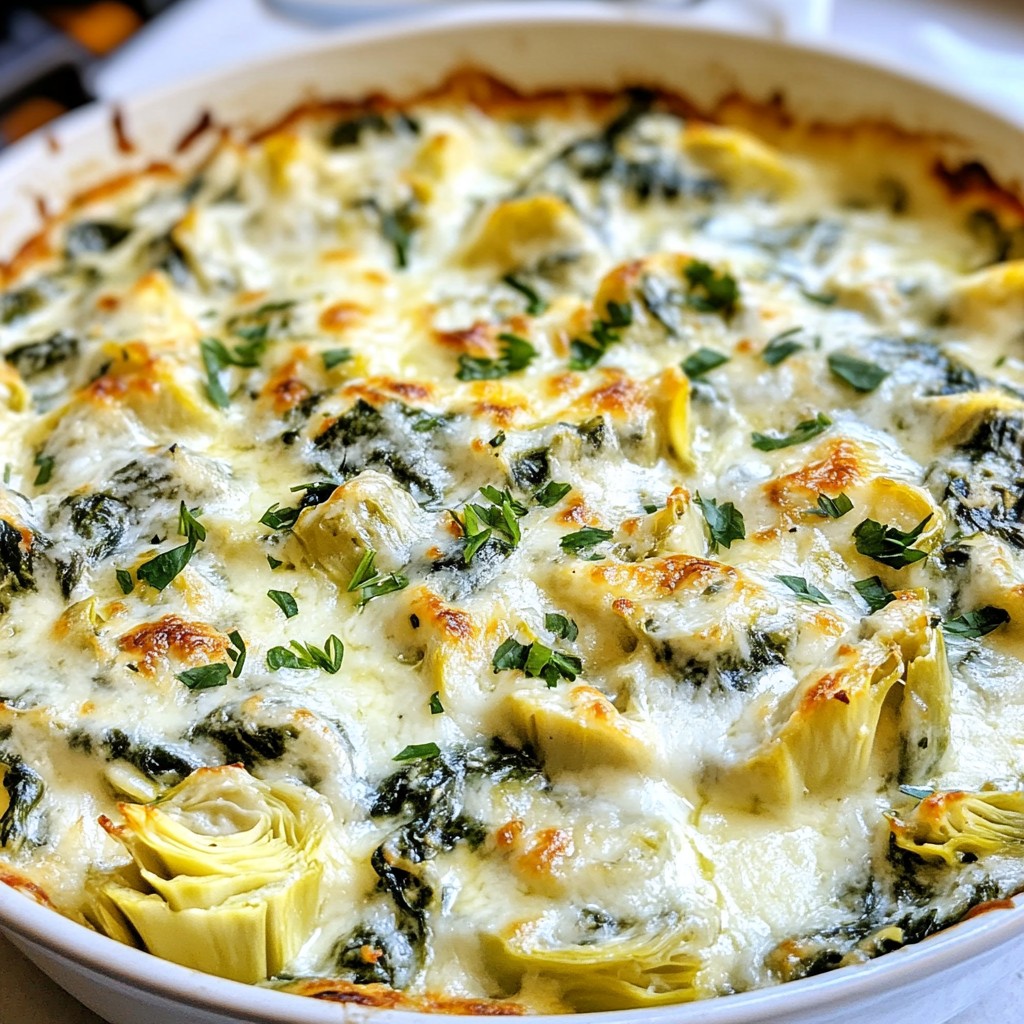 Spinach Artichoke Dip Skillet Creamy and Flavorful Dish