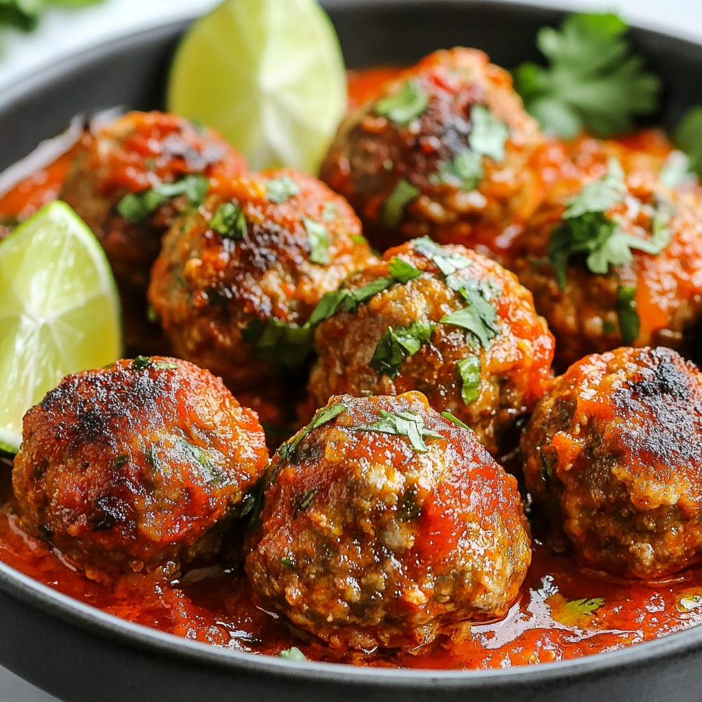 Spicy Mexican Meatballs Flavorful and Easy Recipe