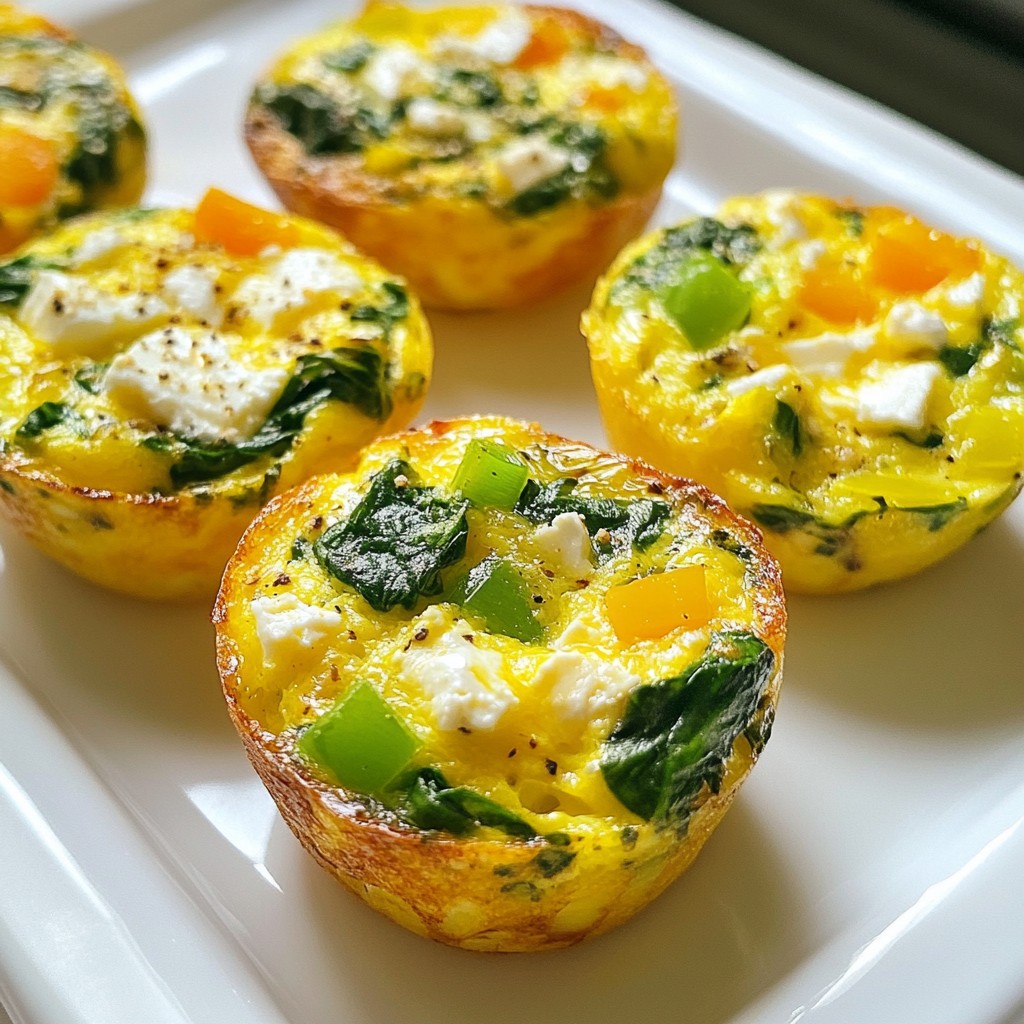 Spinach Feta Egg Muffins Packed with Flavorful Goodness