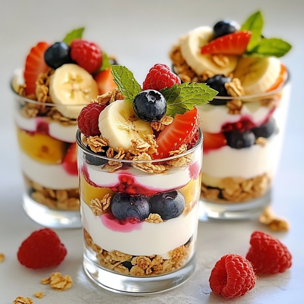 Yogurt Fruit Parfait Cups Simple and Tasty Treat