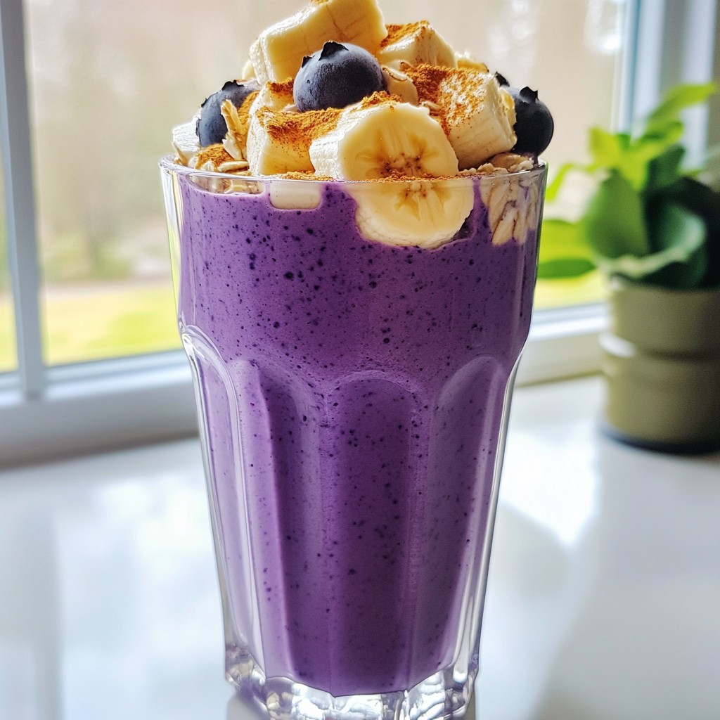 Blueberry Muffin Protein Shake Easy and Delicious Recipe