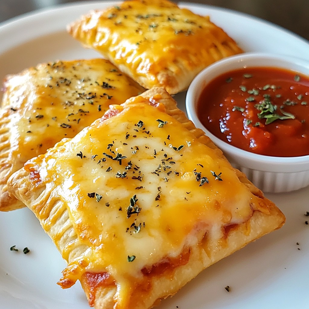 Cheesy Pizza Pockets Perfect for Quick Meals