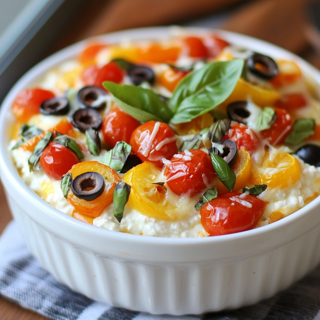 Cottage Cheese Pizza Bowl Flavorful and Healthy Meal
