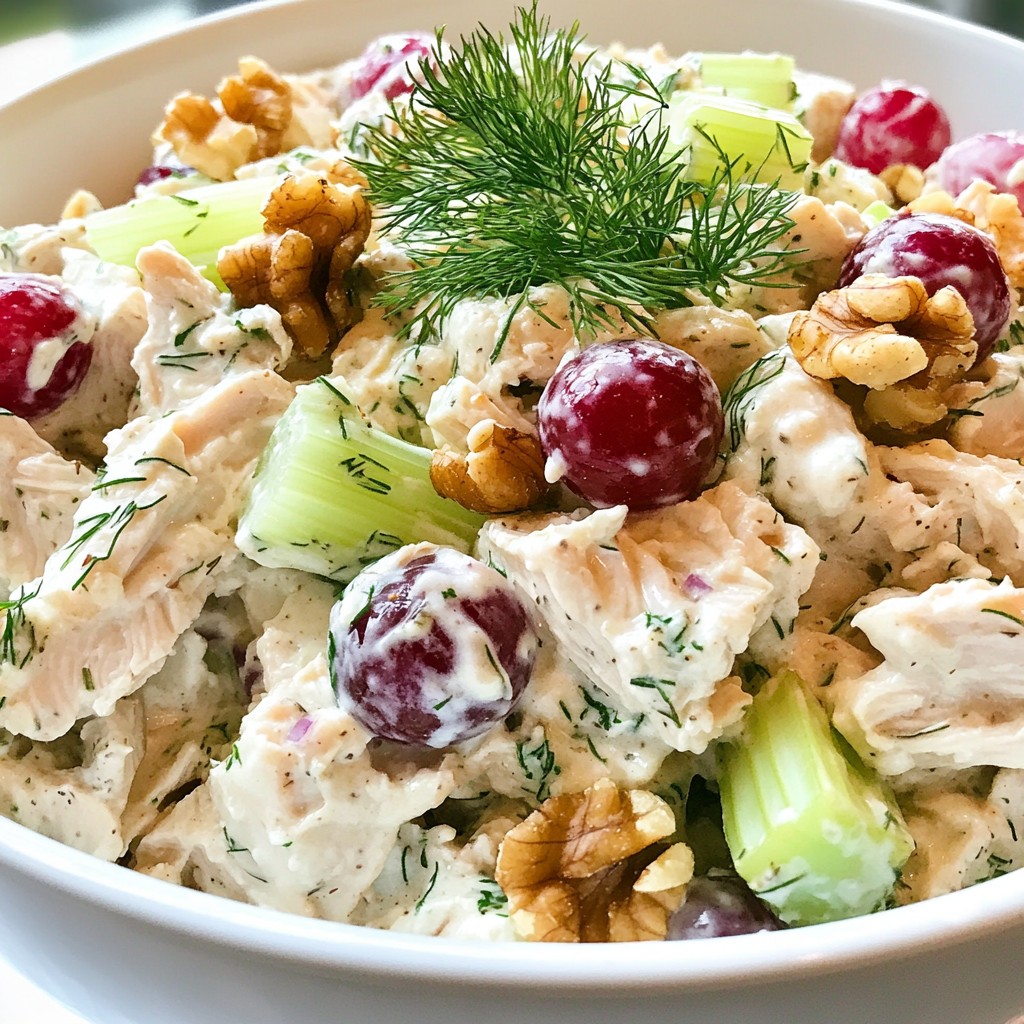 Greek Yogurt Chicken Salad Flavorful and Healthy Dish