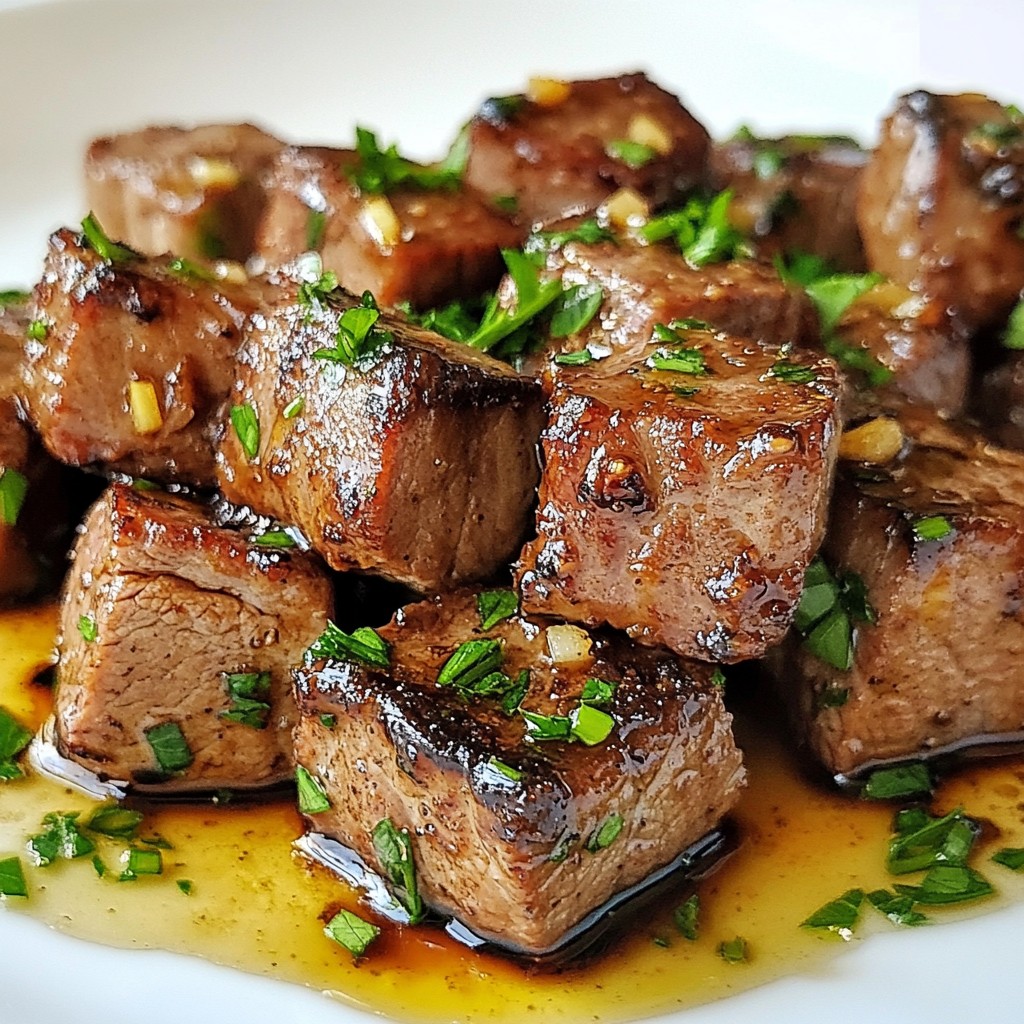 Garlic Balsamic Steak Bites Flavorful and Easy Recipe