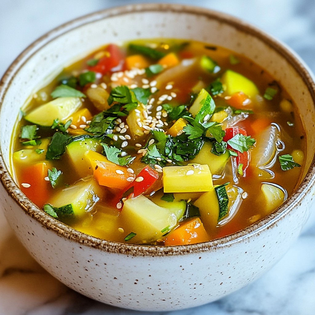 Korean Winter Veggie Soup Hearty and Comforting Bowl