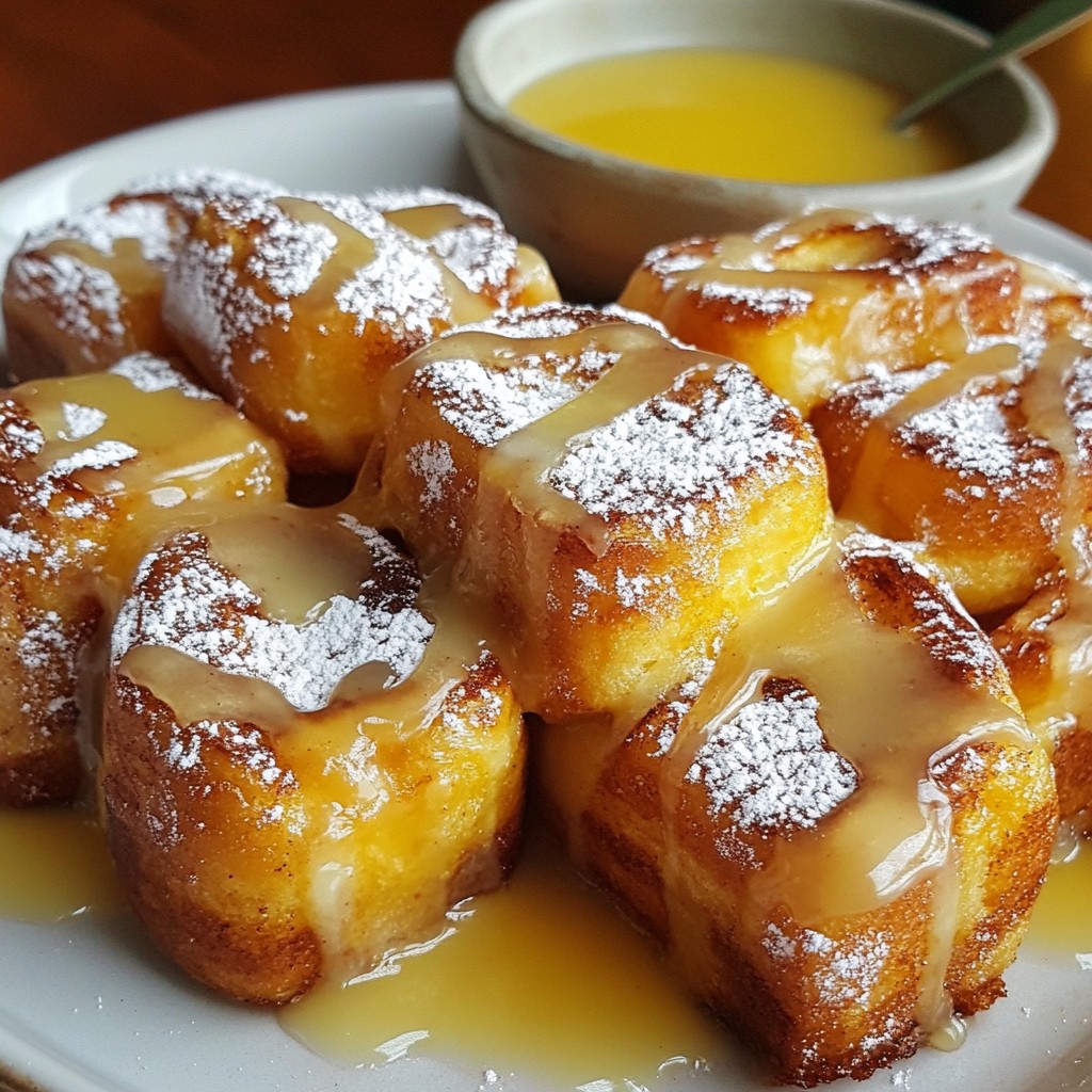 Cinnamon Roll French Toast Bites Flavorful Breakfast Treat