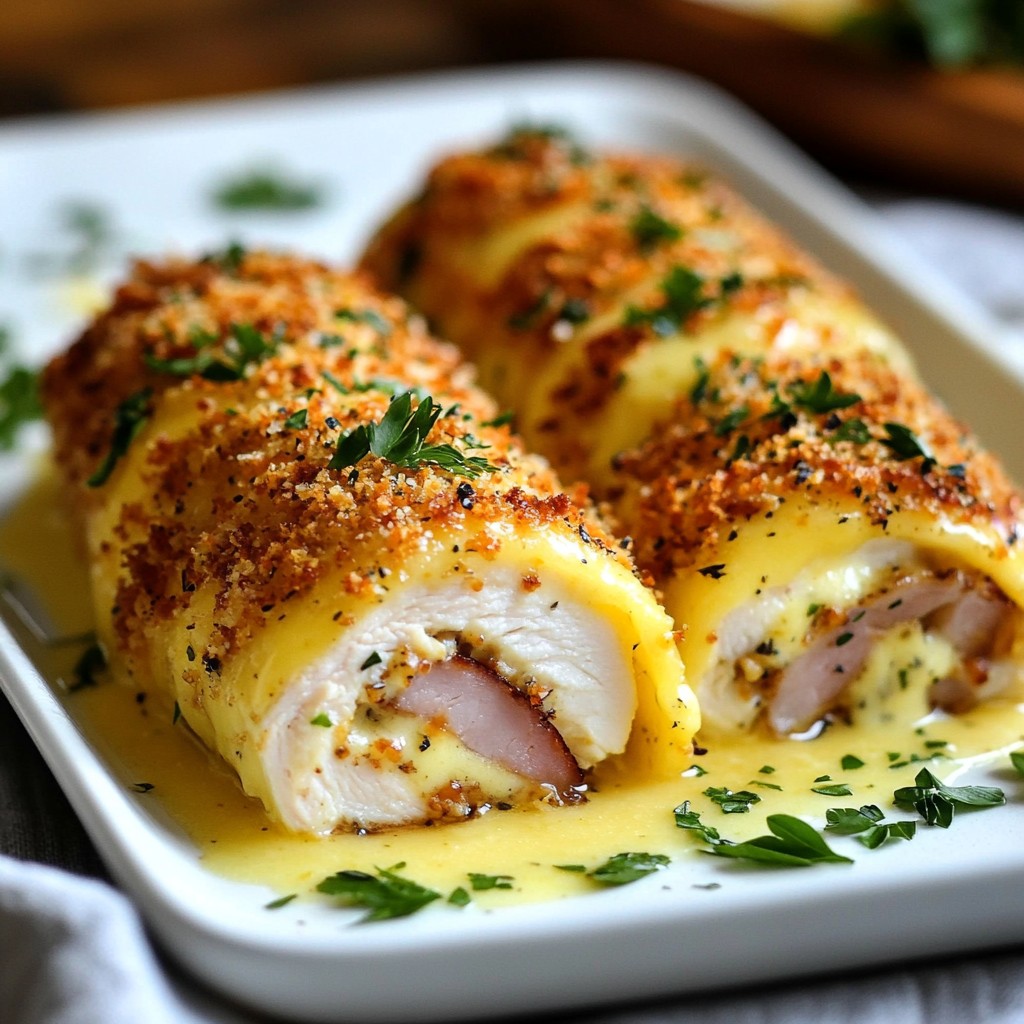 Easy Baked Chicken Cordon Bleu Simple and Tasty Dish