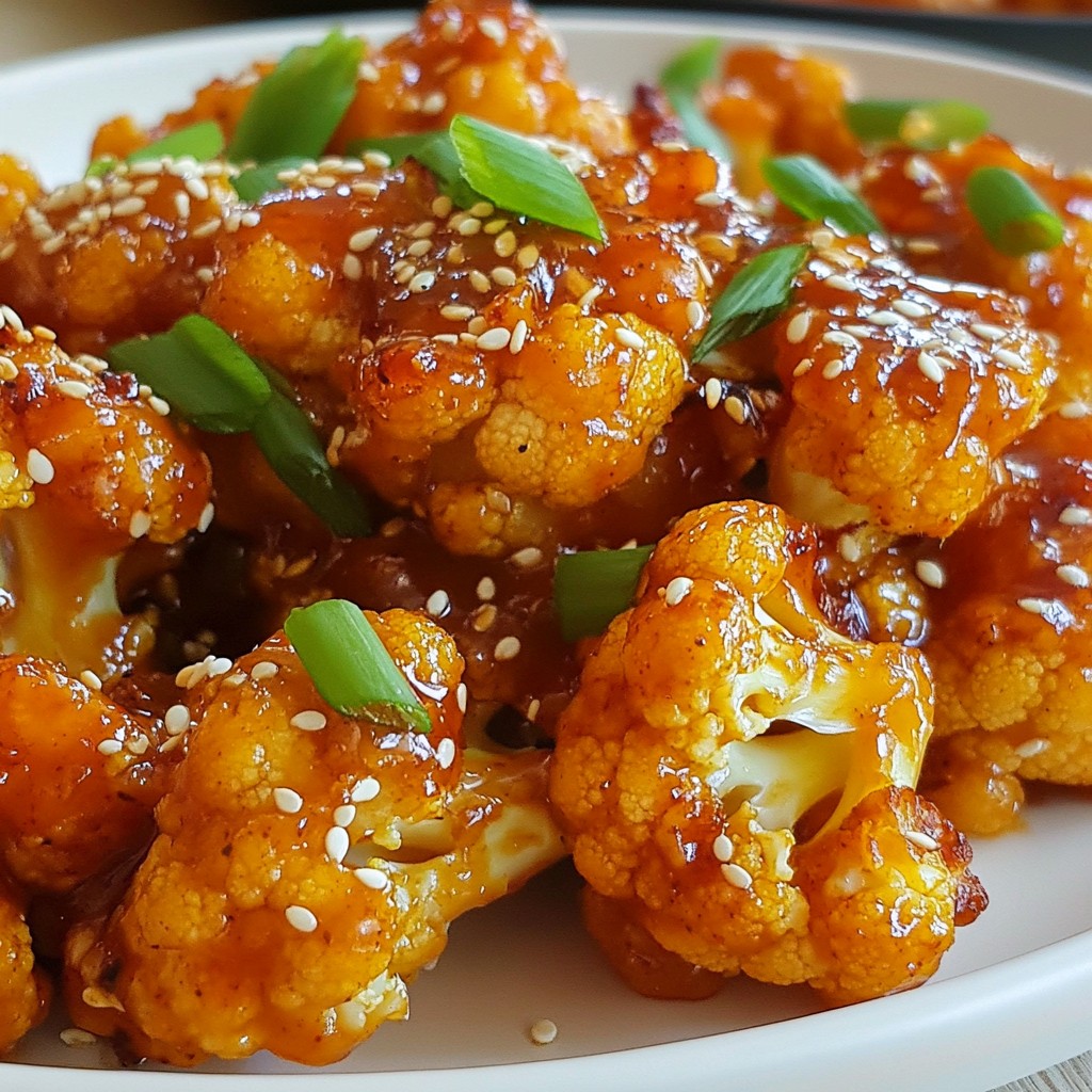 Korean Style Baked Cauliflower Tasty and Simple Dish