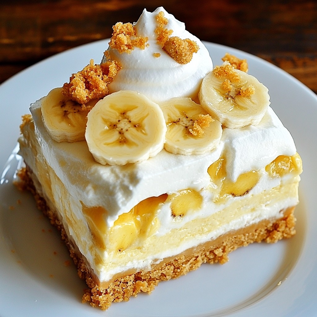 Banana Pudding Crunch Cheesecake Delightful Treat