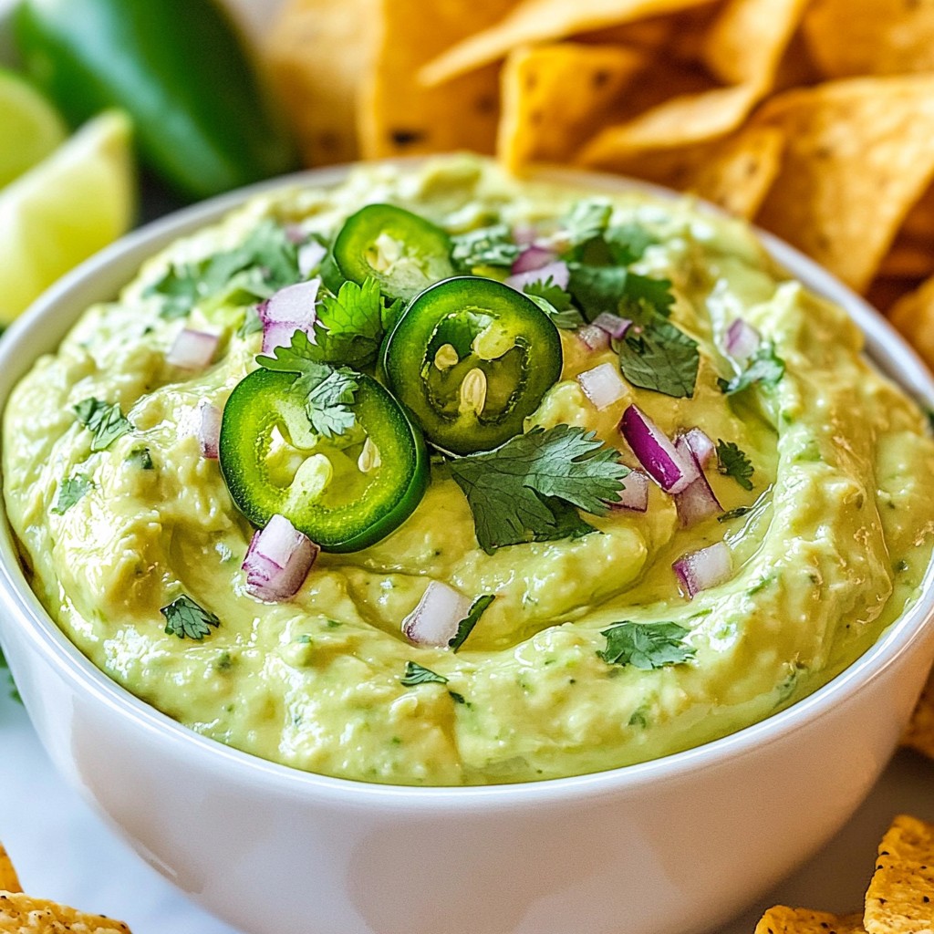 Creamy Mexican Avocado Dip with Jalapeños Delight