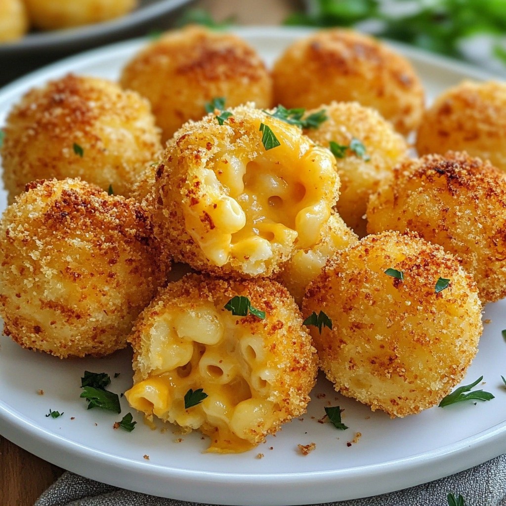 Air Fryer Mac and Cheese Balls Crispy and Flavorful Bite