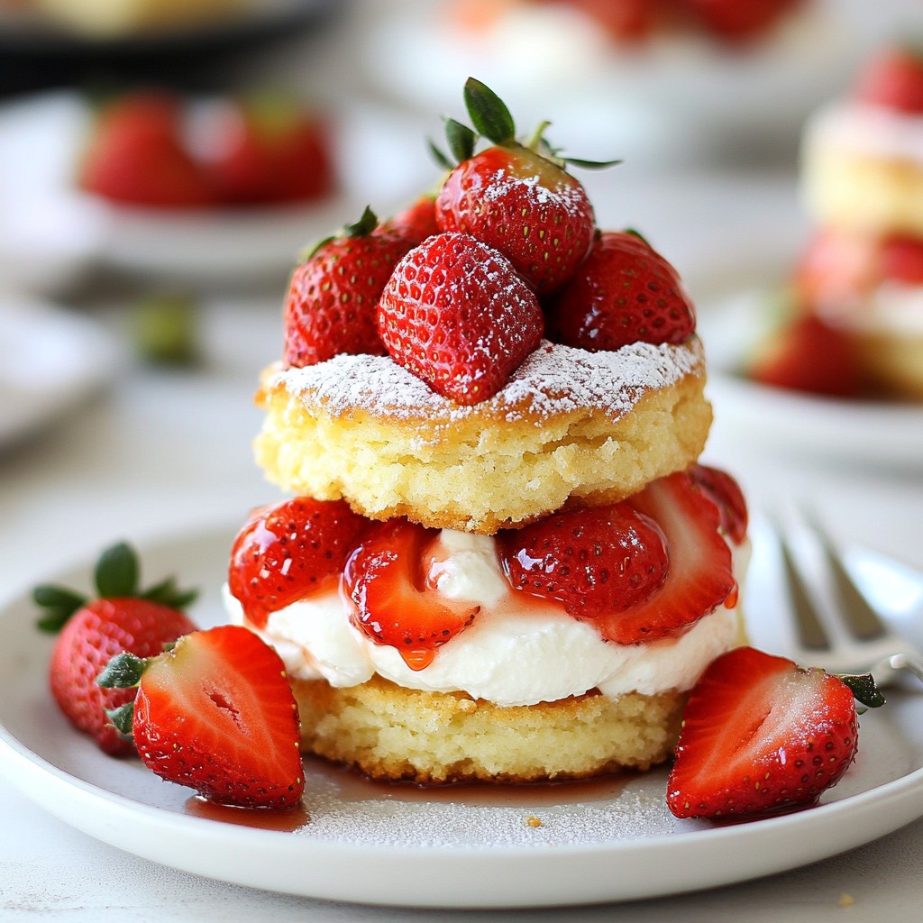 Strawberry Cheesecake Shortcake Delightful and Simple