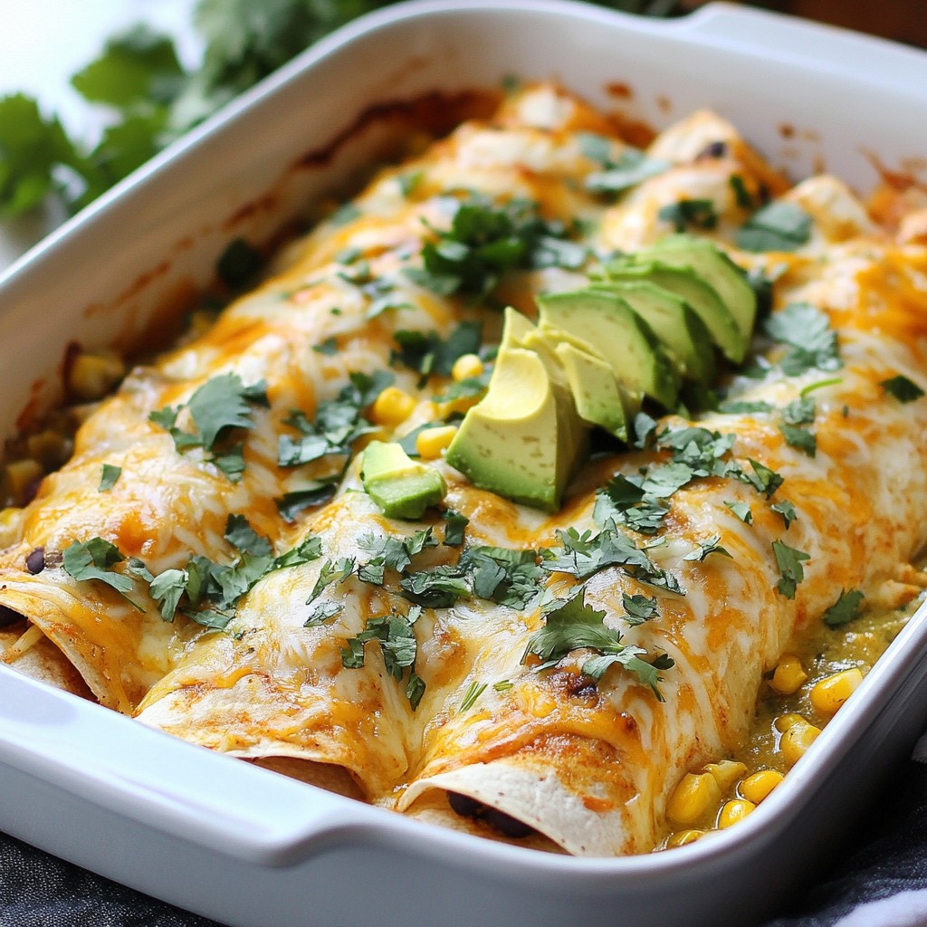 Cheesy Chicken Enchiladas with Mexican Spices Delight
