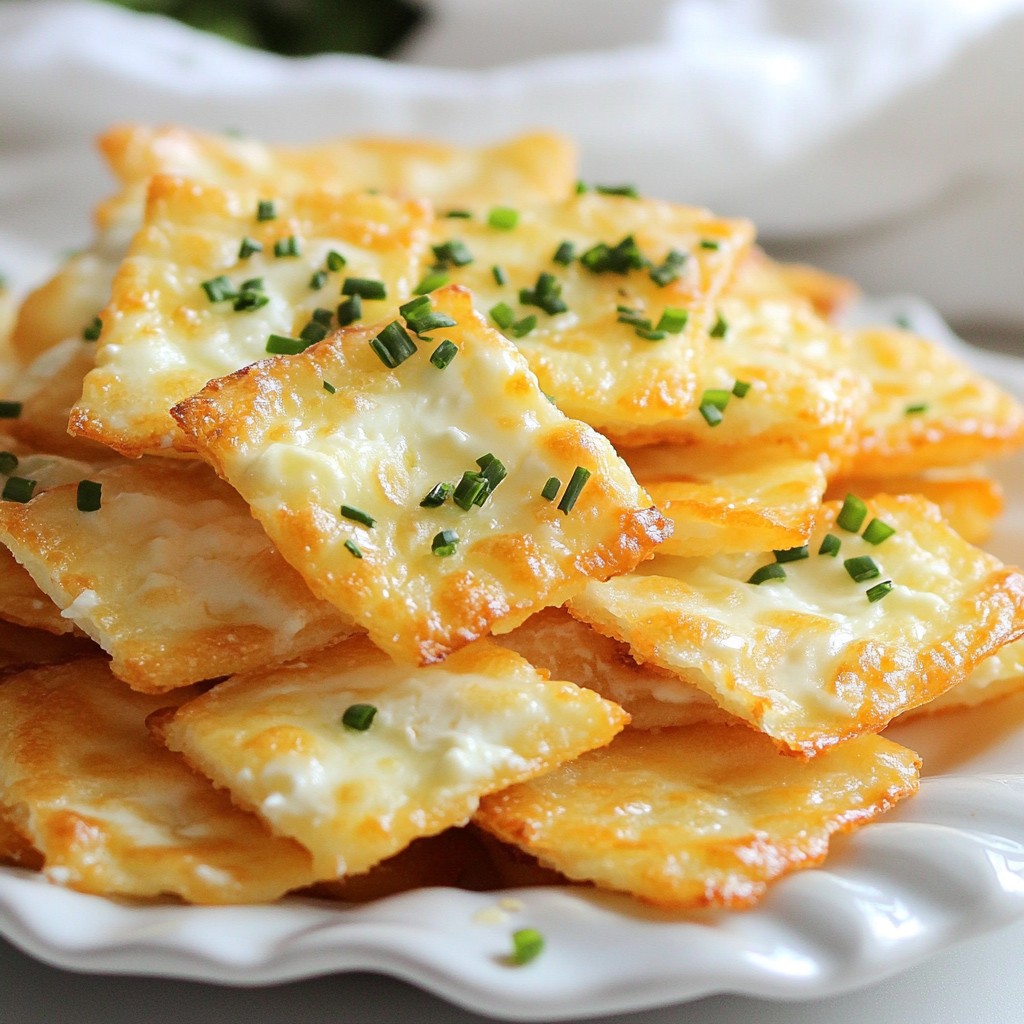 Crispy Cottage Cheese Chips for a Healthy Snack