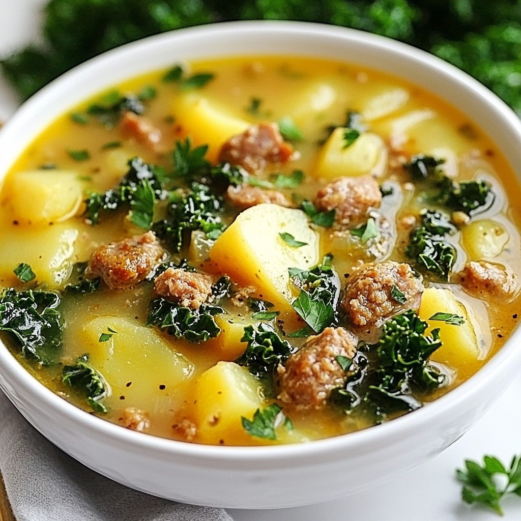 Cozy Sausage Potato Soup Comforting and Hearty Meal