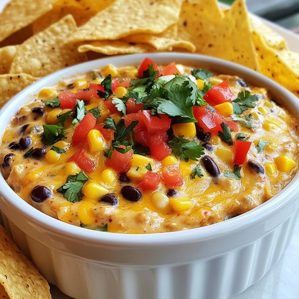 Creamy Mexican Corn and Black Bean Dip Delight