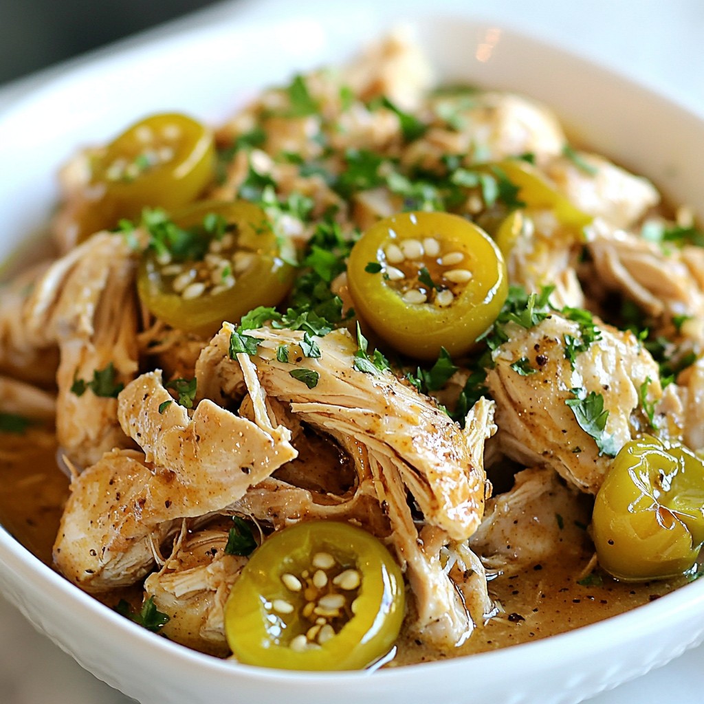 Slow Cooker Mississippi Chicken Flavorful Easy Dish