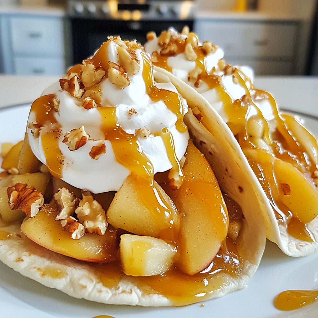 Apple Pie Tacos Deliciously Easy Dessert Recipe