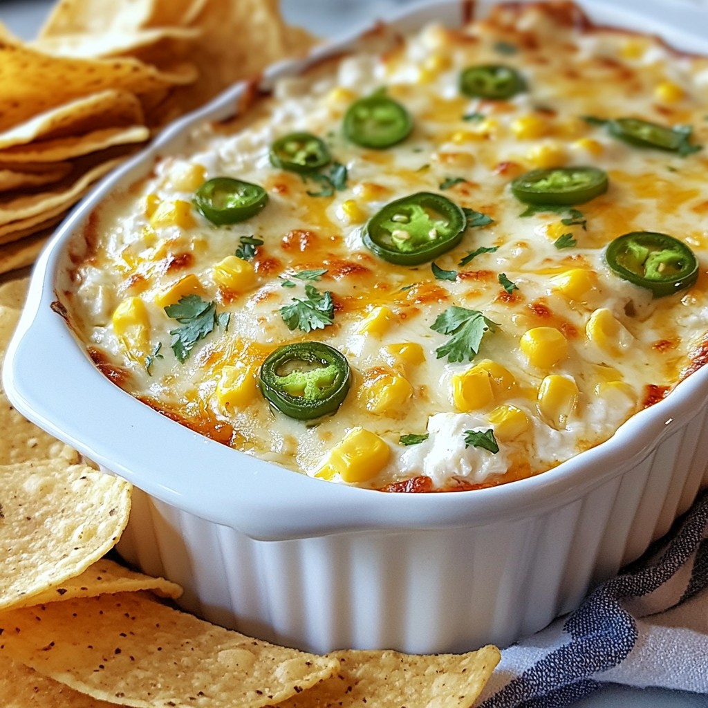 Creamy Mexican Jalapeño Corn Dip Flavorful Party Treat