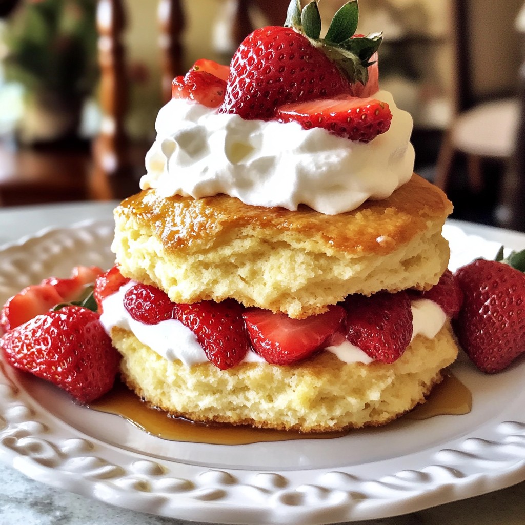 Classic Drop Biscuit Strawberry Shortcake Delight