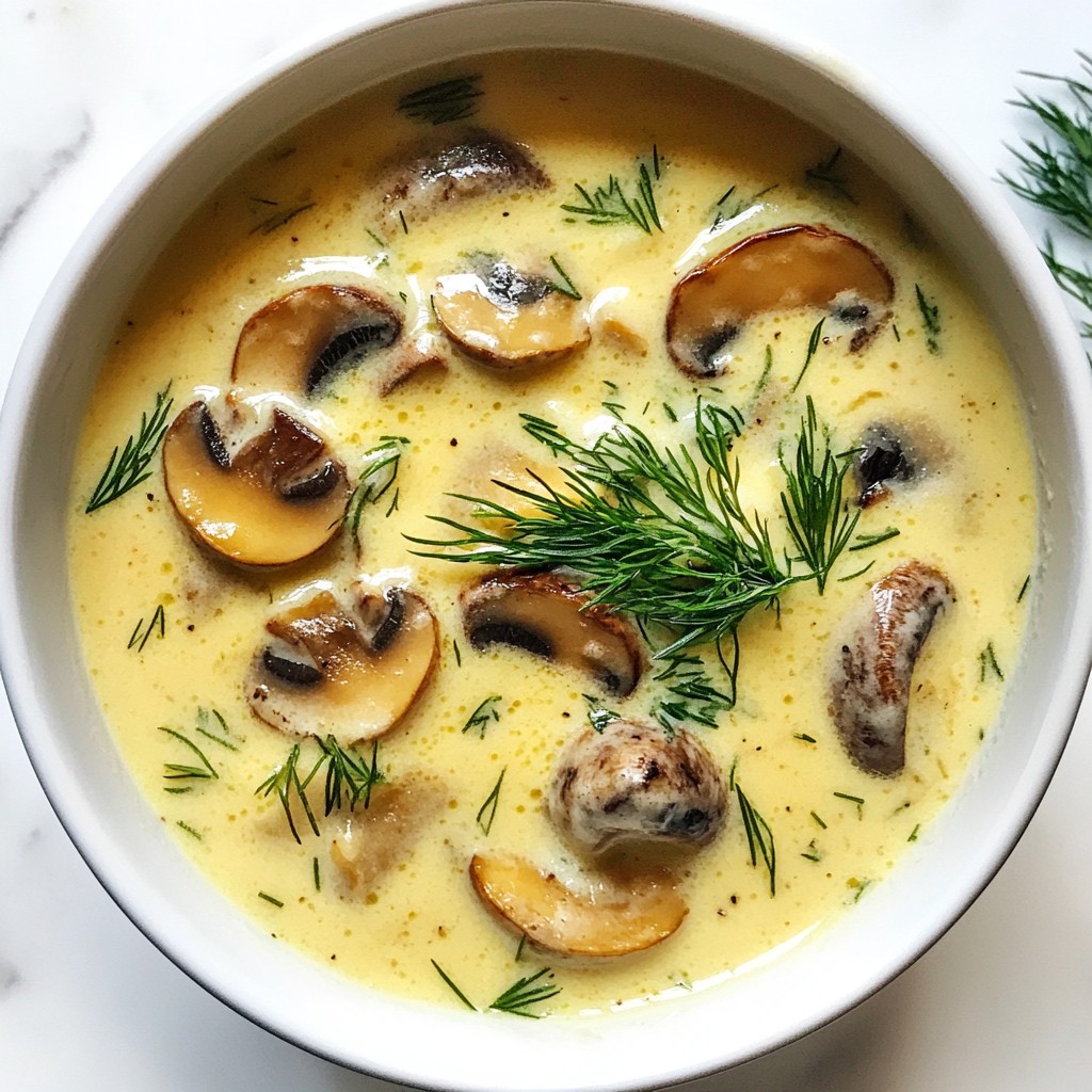 Hungarian Mushroom Soup Flavorful and Cozy Dish