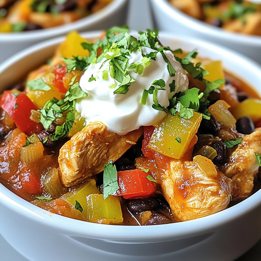Savory Tex-Mex Chicken Stew with Cilantro Lime Zest