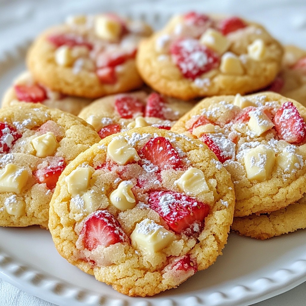 Strawberry Cheesecake Cookies Irresistible and Simple