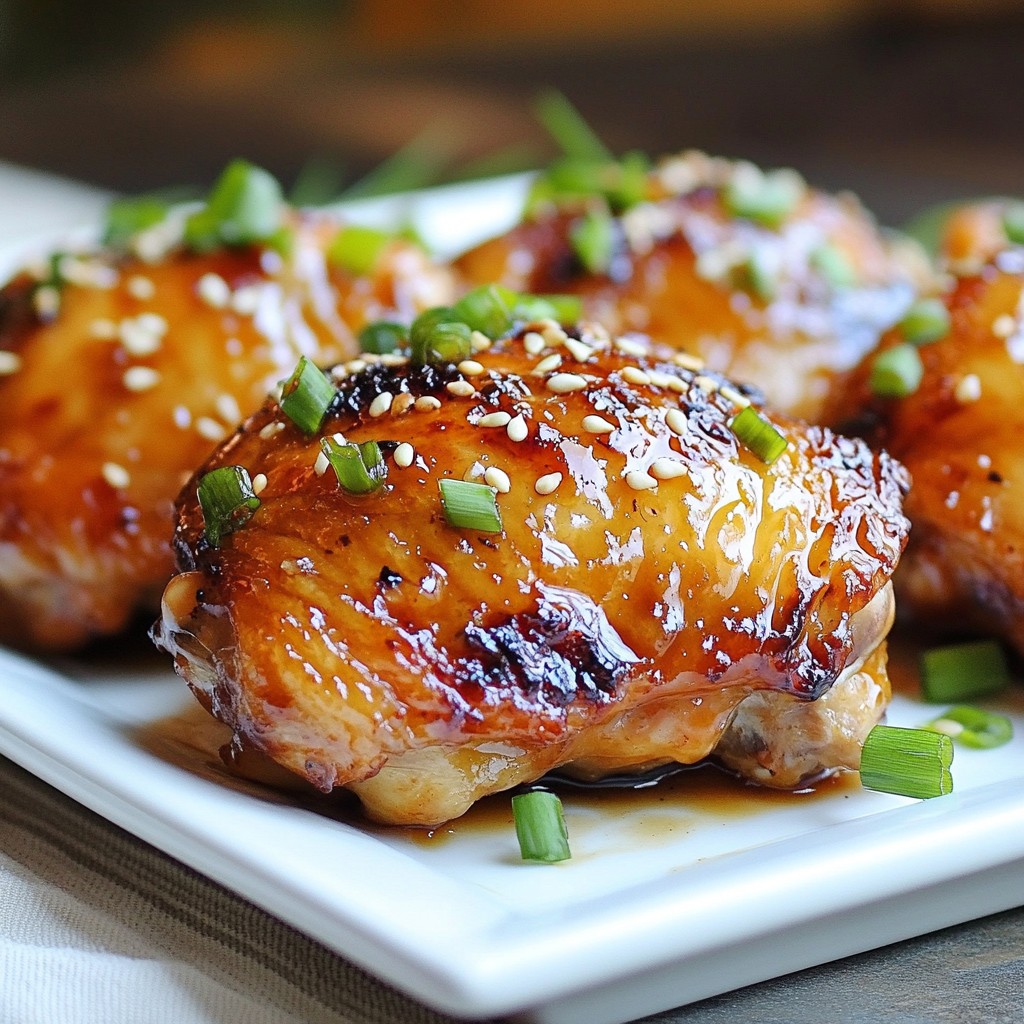 Roasted Miso Chicken Thighs Flavorful and Simple Meal
