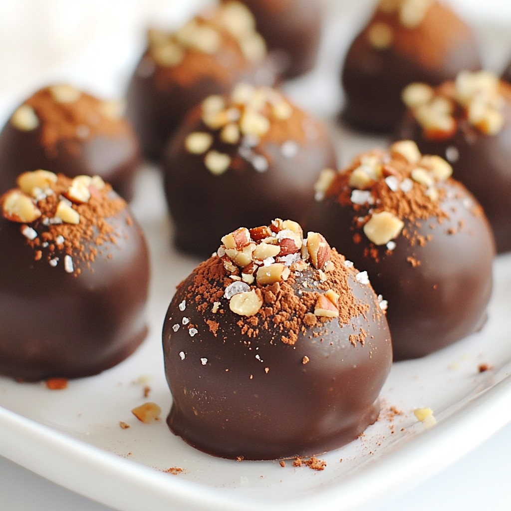 Rich Mexican Vanilla Bean and Chocolate Truffles Delight