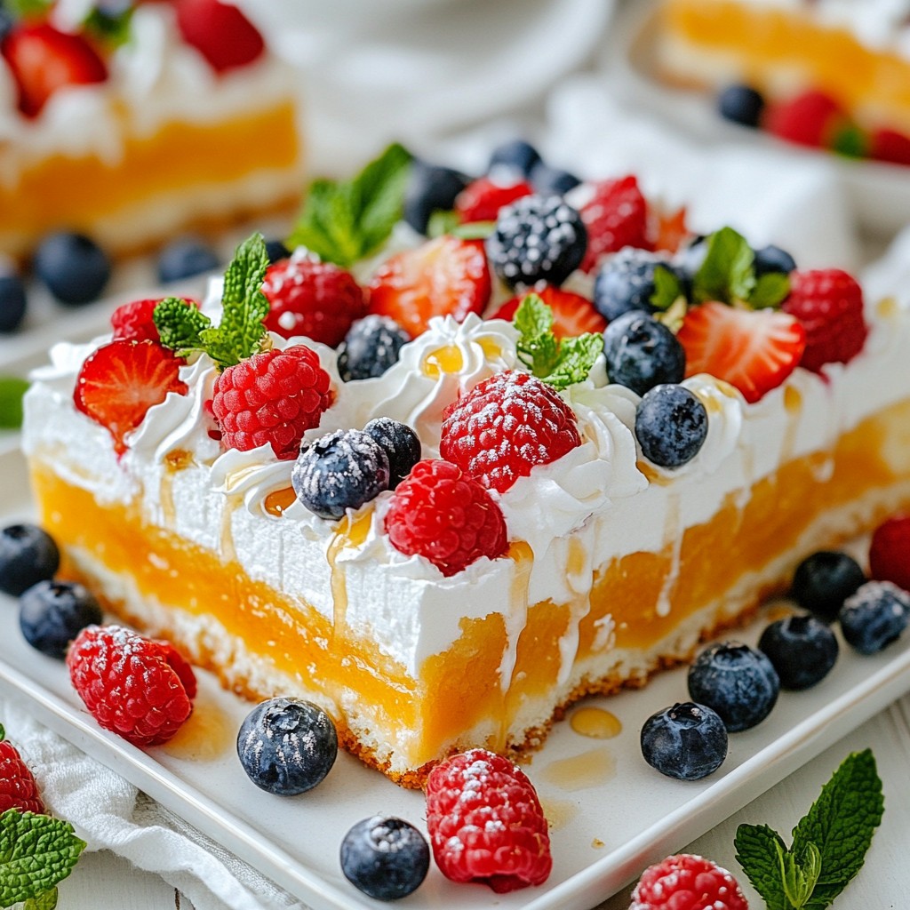 Fluffy Mexican Tres Leches Cake with Berries Delight