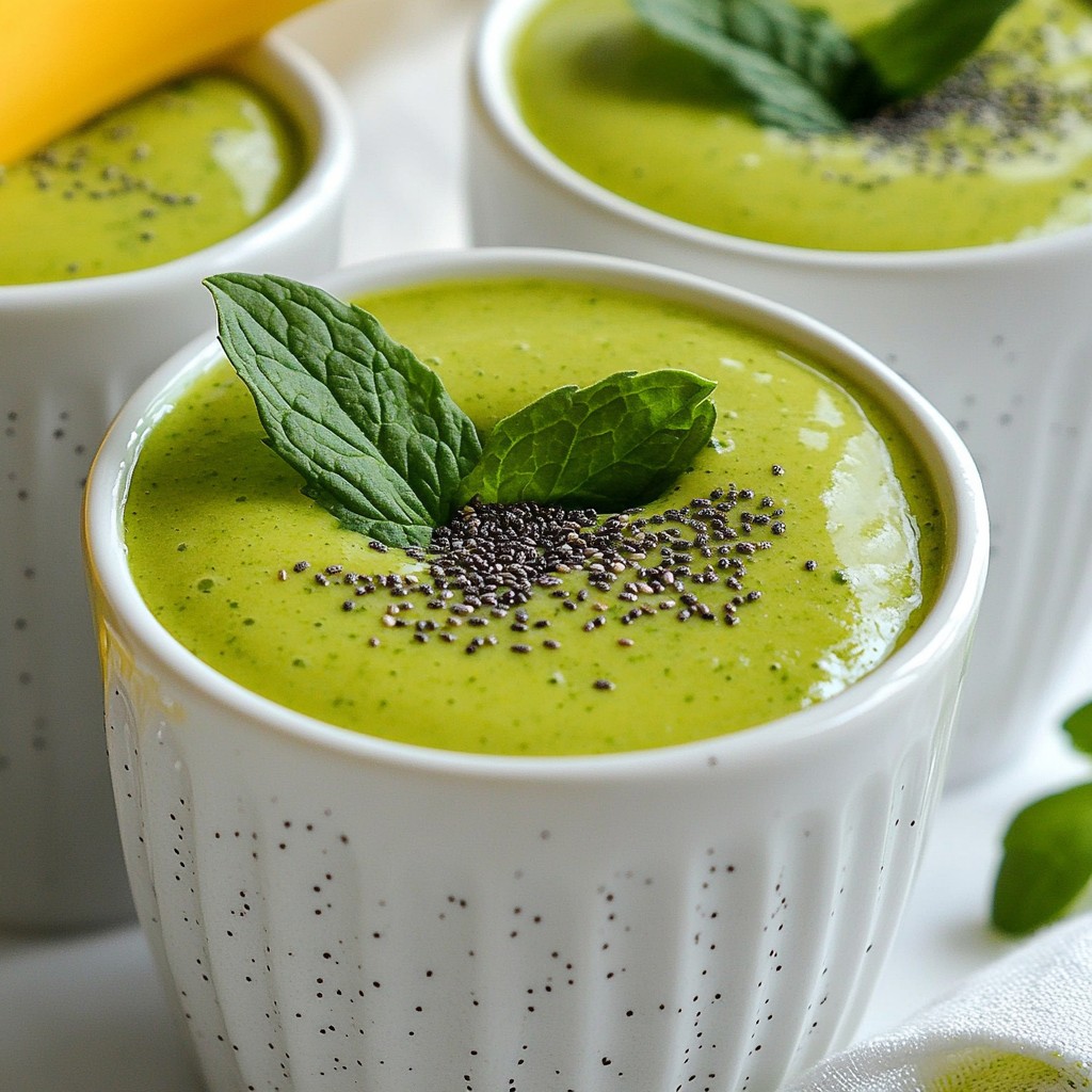 Healthy Shamrock Shake Cups for a Guilt-Free Treat