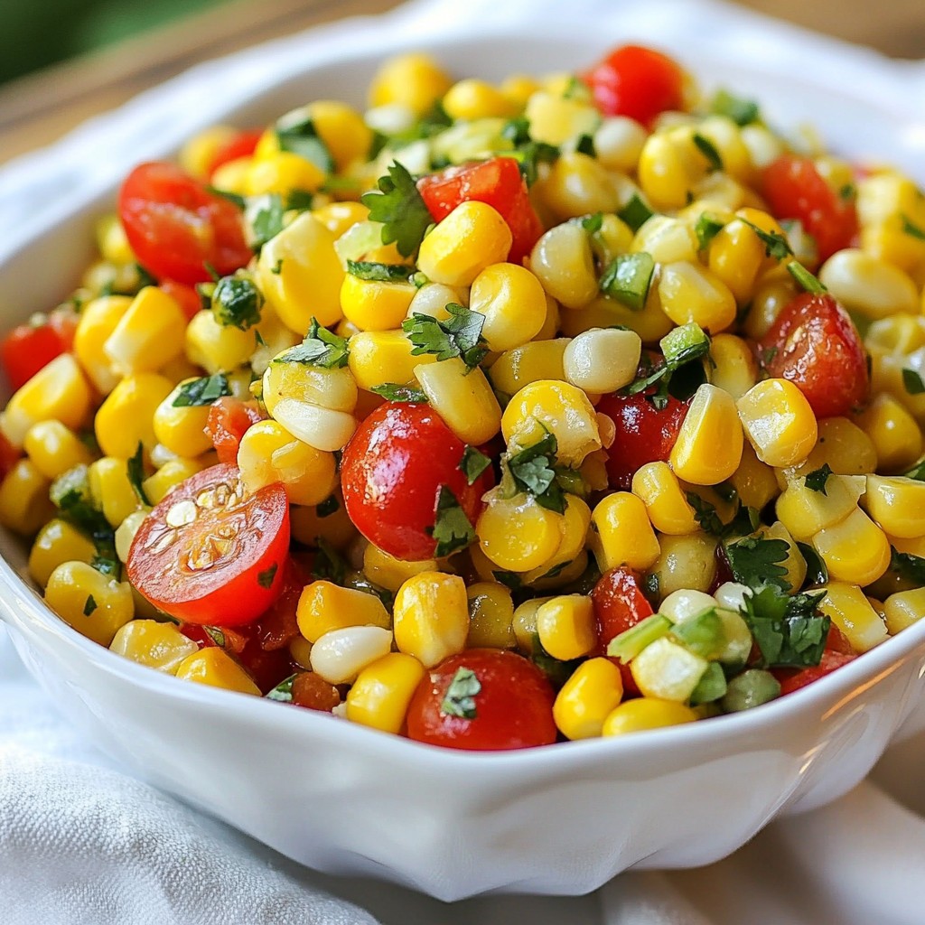 Chili Corn Salsa Zesty and Flavorful Fresh Dip
