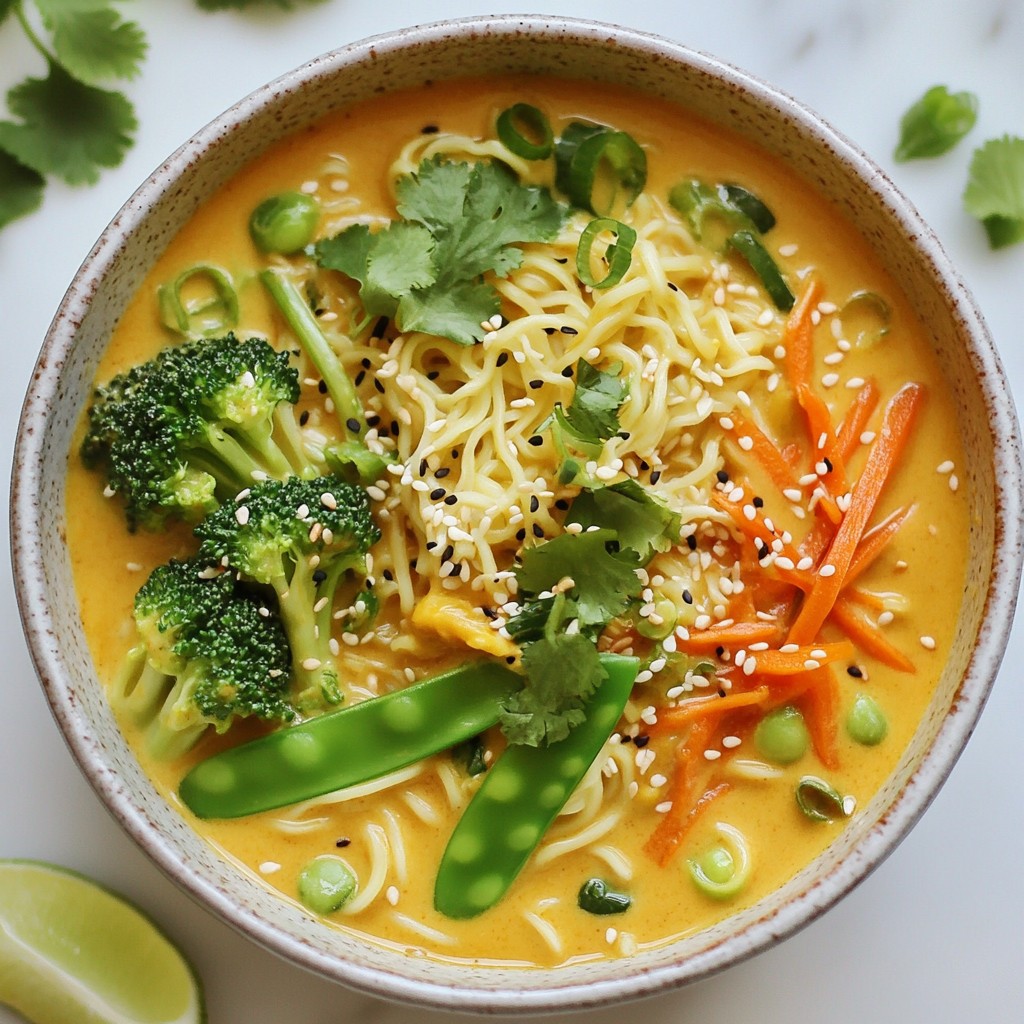 Miso Peanut Ramen Bowls Flavorful and Simple Recipe