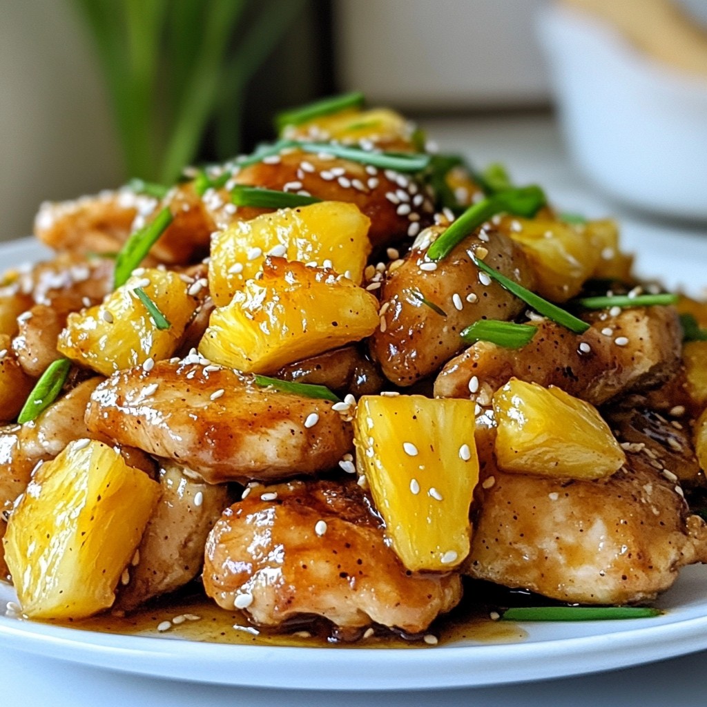 Brown Sugar Pineapple Chicken Delightful and Easy Meal