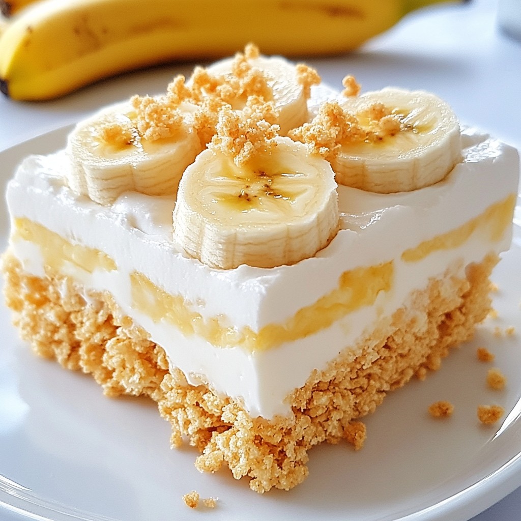 Banana Pudding Rice Krispies Treats Delightful Dessert