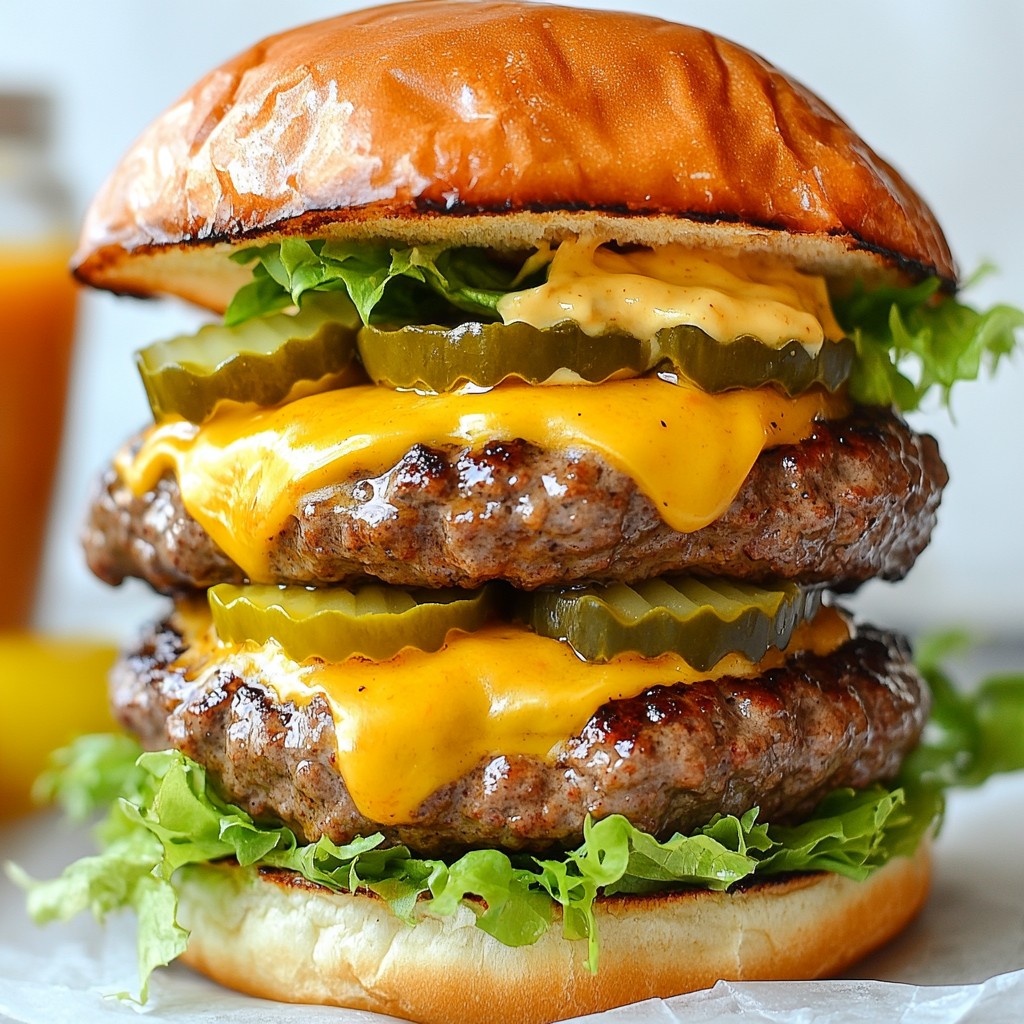 Smoky Cajun Cheeseburgers Flavorful and Easy Recipe