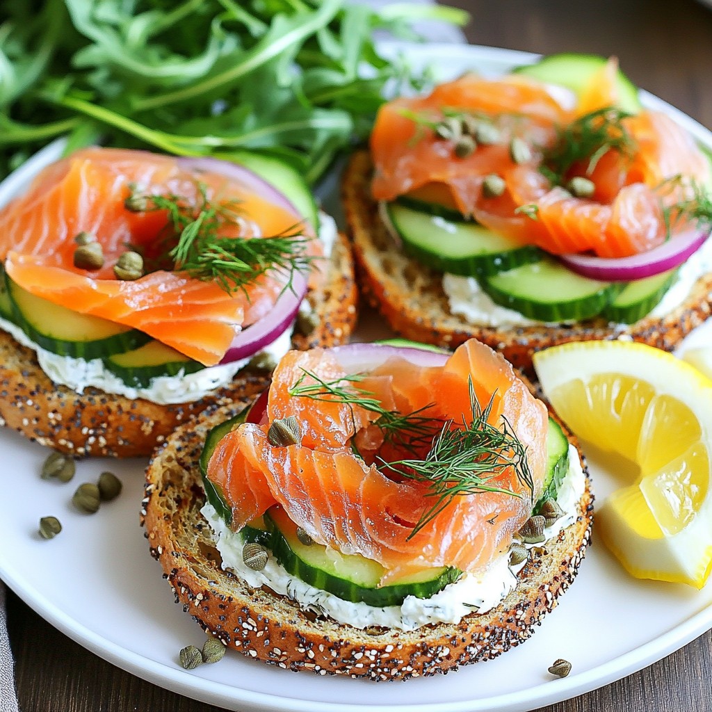 Smoked Salmon Bagels Perfectly Crafted Delight