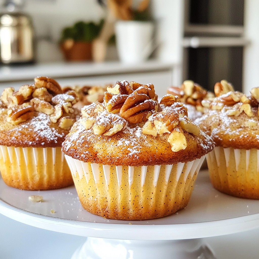 Banana Cinnamon Pecan Cupcakes Soft and Yummy Treat