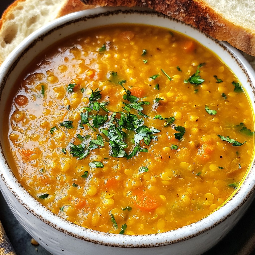 Turkish Lentil Soup Tasty and Nourishing Recipe