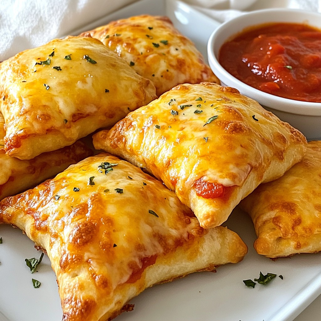 Cheesy Pizza Pockets Easy Homemade Recipe to Enjoy