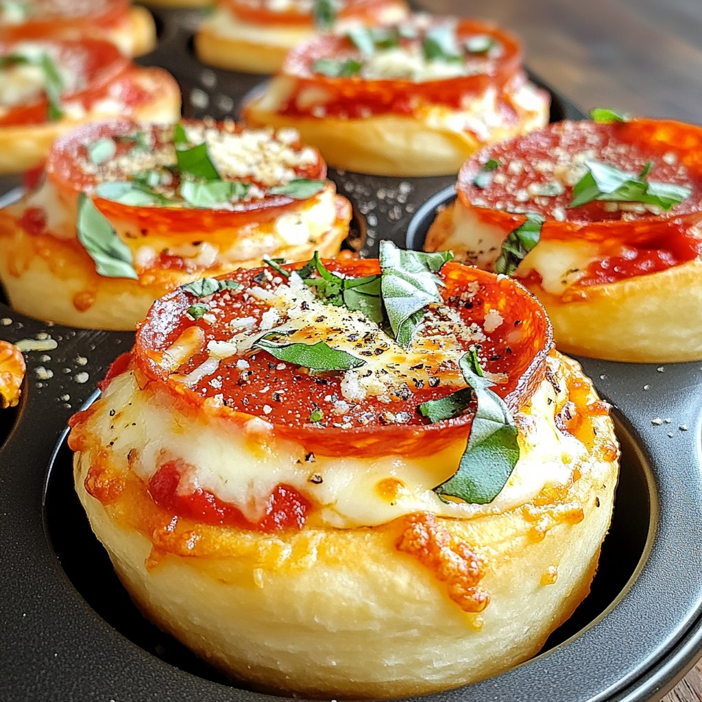 Mini Deep Dish Crescent Roll Pizzas Easy and Fun Bite